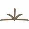 Ekena Millwork Davenport Rough Sawn Timber Gable Bracket, Douglas Fir, 96"W x 56"H x 2"D x 6"F, 14/12 Pitch GBW096X56X0206DAV00RDF - alternate 4